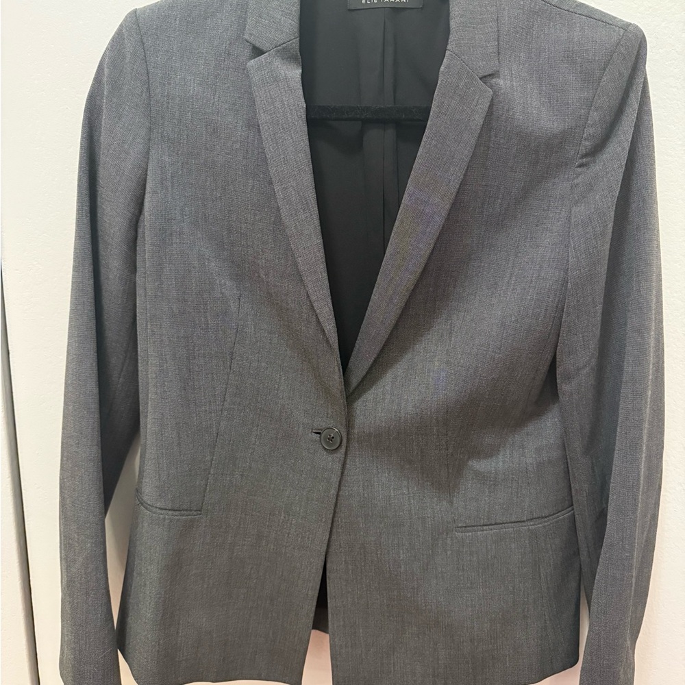 Elie Tahari Gray Blazer